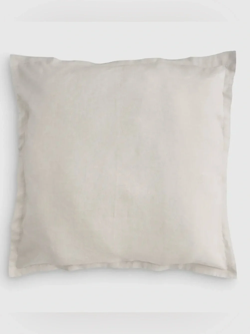 NWOT Quince European Linen Euro Sham, 26 X 26 (Sand)
